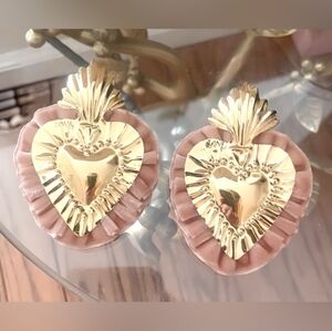 LoveShackFancy Heart Earings